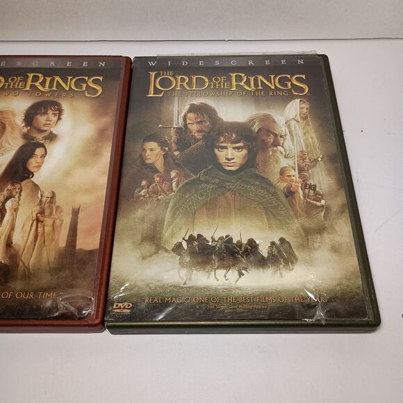 Lord of the Rings-Motion Picture Trilogy DVD 3 Movie Lot Two Towers Return King - Picture 12 of 16